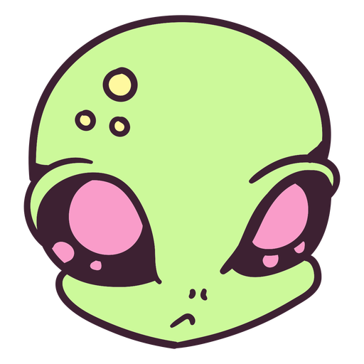 Grüner Alien-PNG-Bildhintergrund