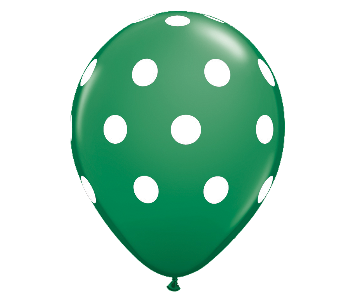 Green Balloons PNG Image Background