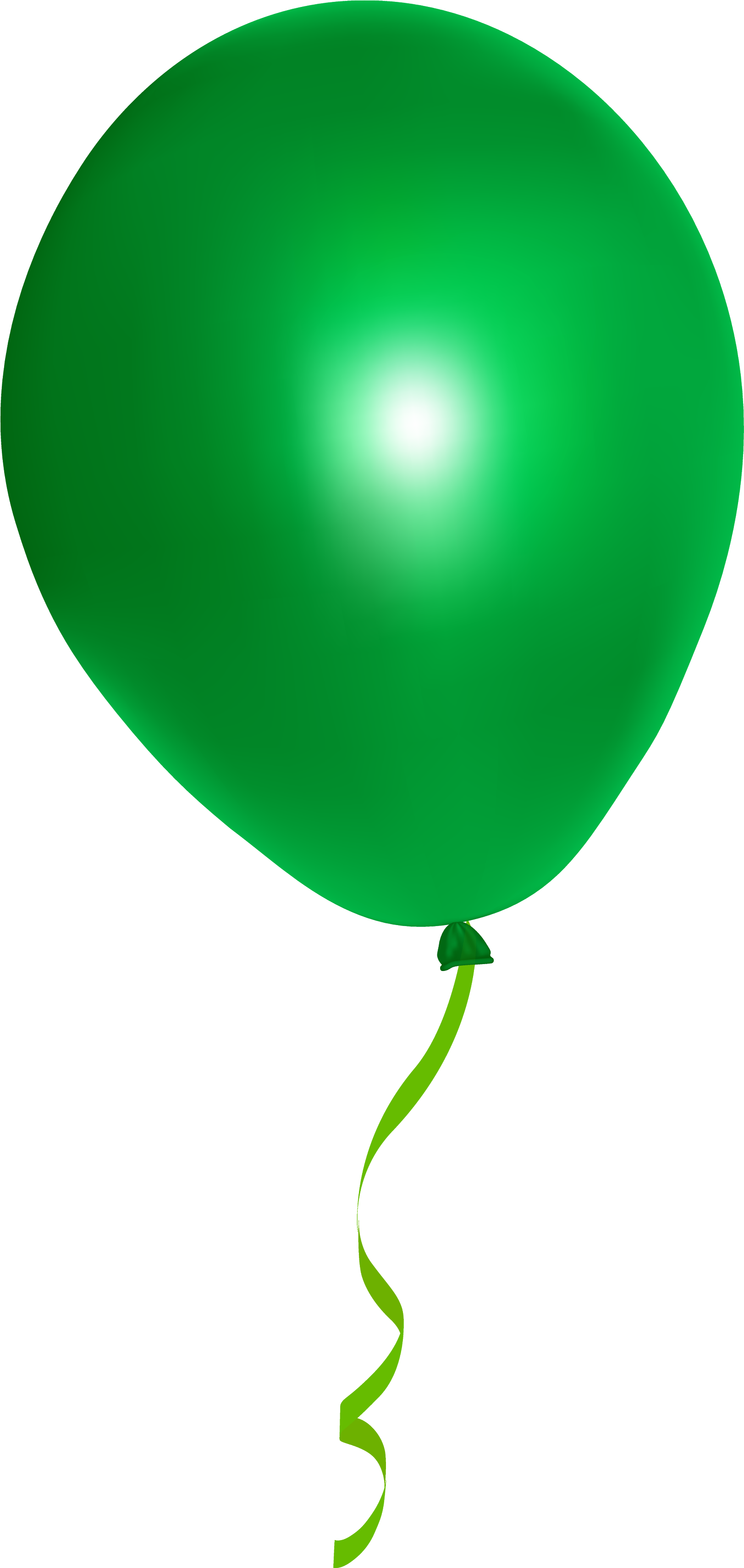 Green Balloons PNG Image
