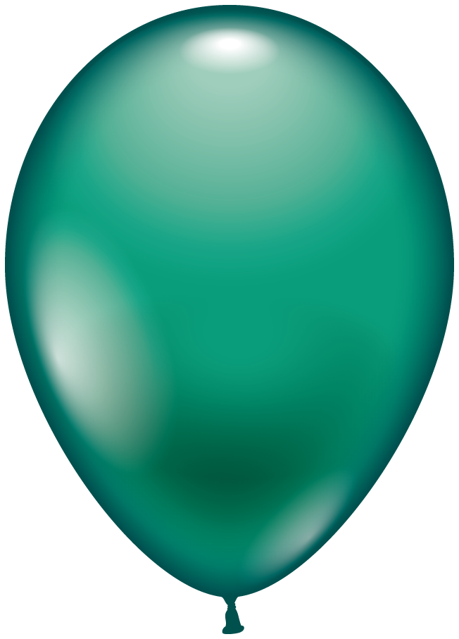 البالونات الخضراء الصور الشفافة