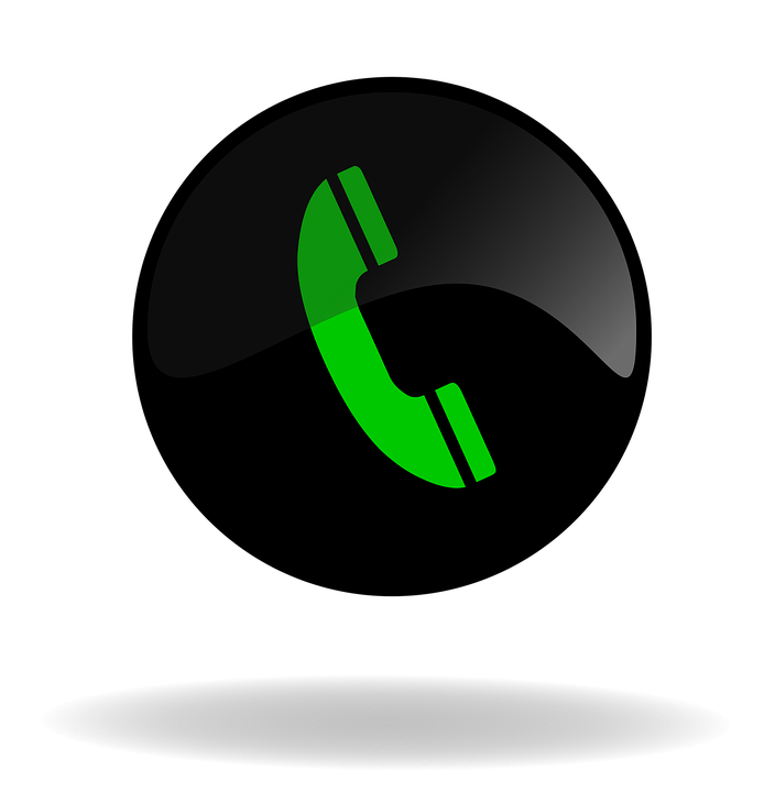 Green Call Button PNG Image