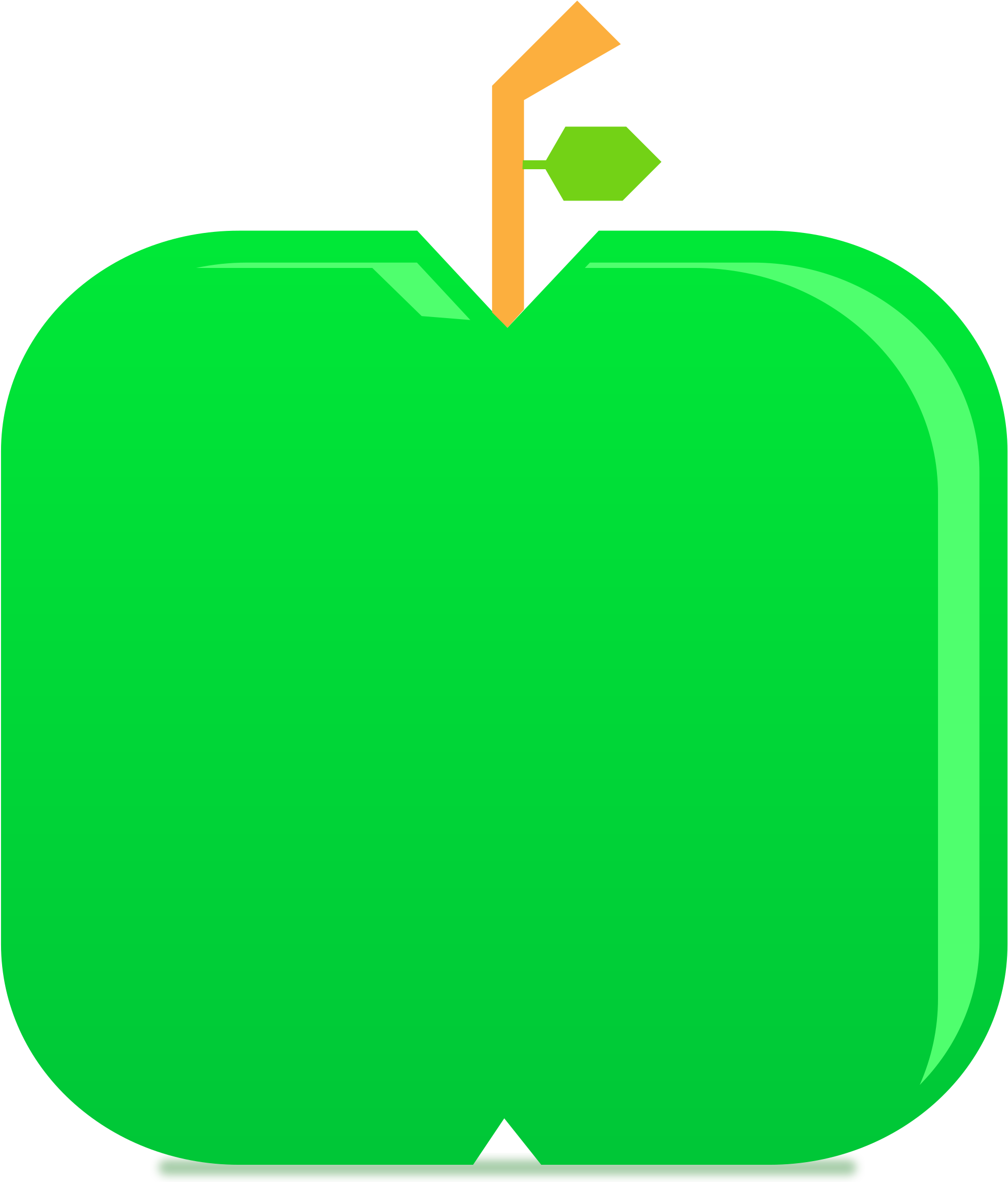 Green Pumpkin PNG Transparent Image