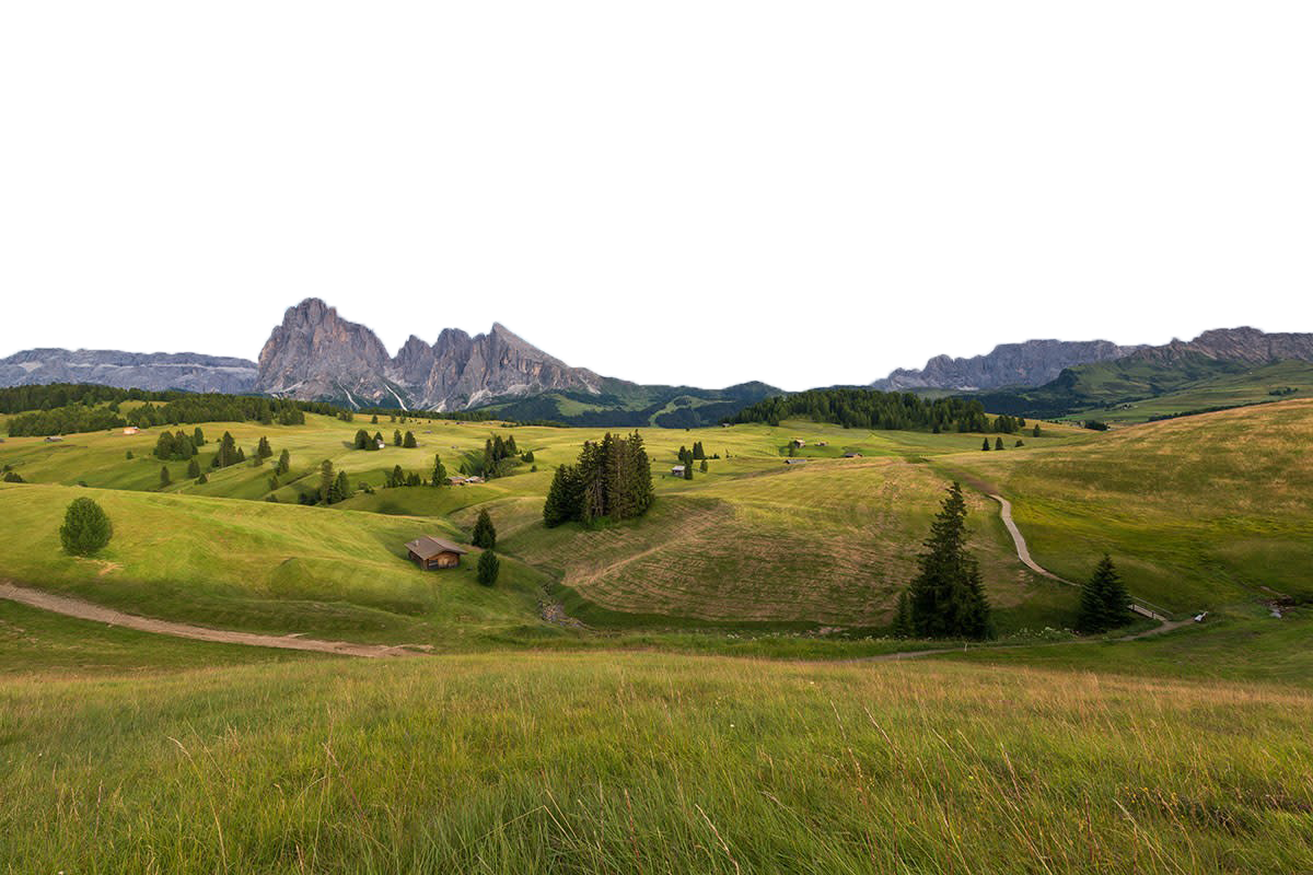 Greenery Landscape PNG Background Image