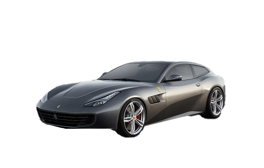 Серый Ferrari GTC4LUSSO PNG высококачественный образ