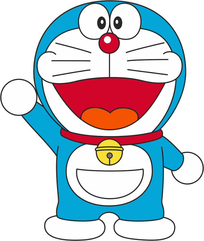Happy Doraemon PNG High-Quality Image