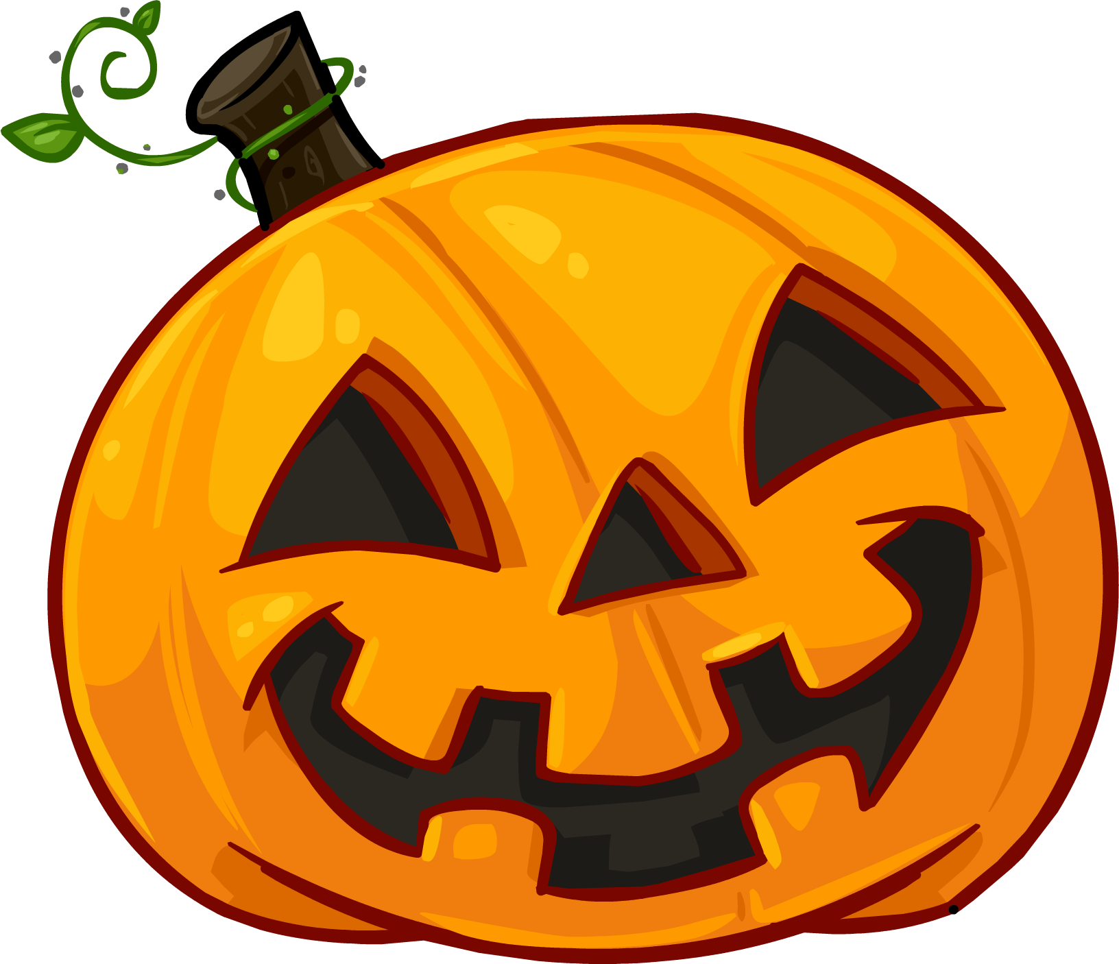 Happy Pumpkin PNG Transparent Image