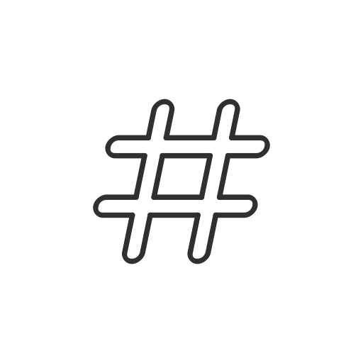 Hashtag Free PNG Image