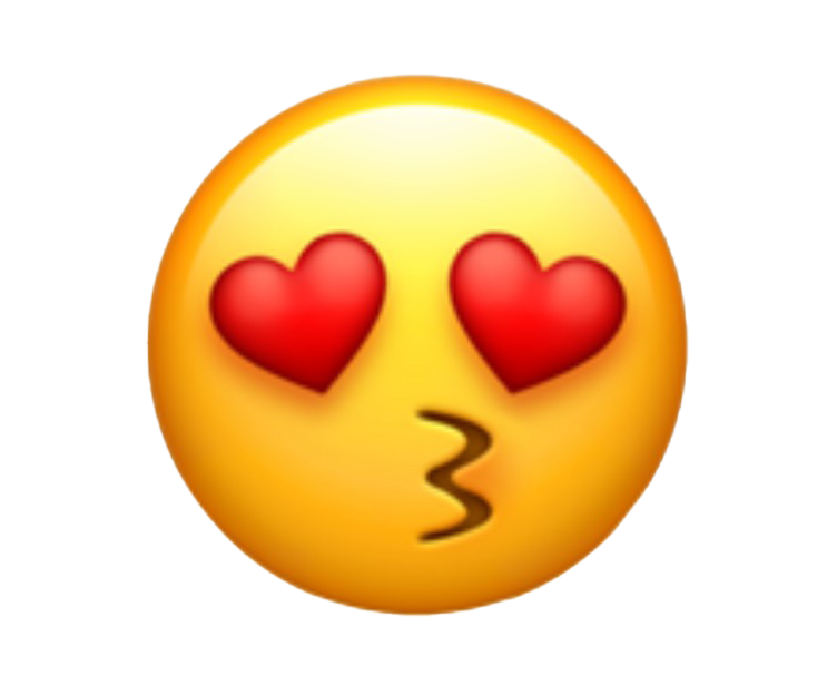 Heart Kiss Smiley PNG Image