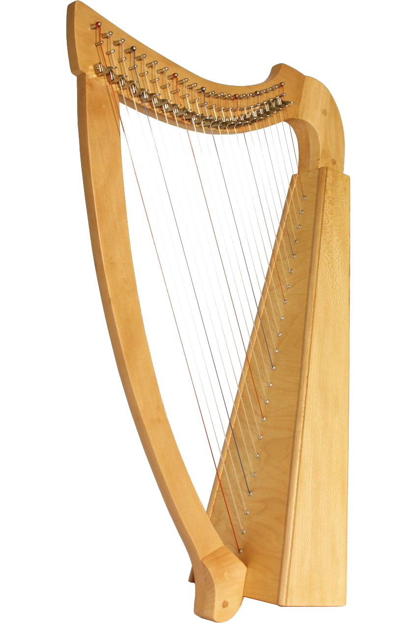 Irish Harp Instrument PNG Download Image