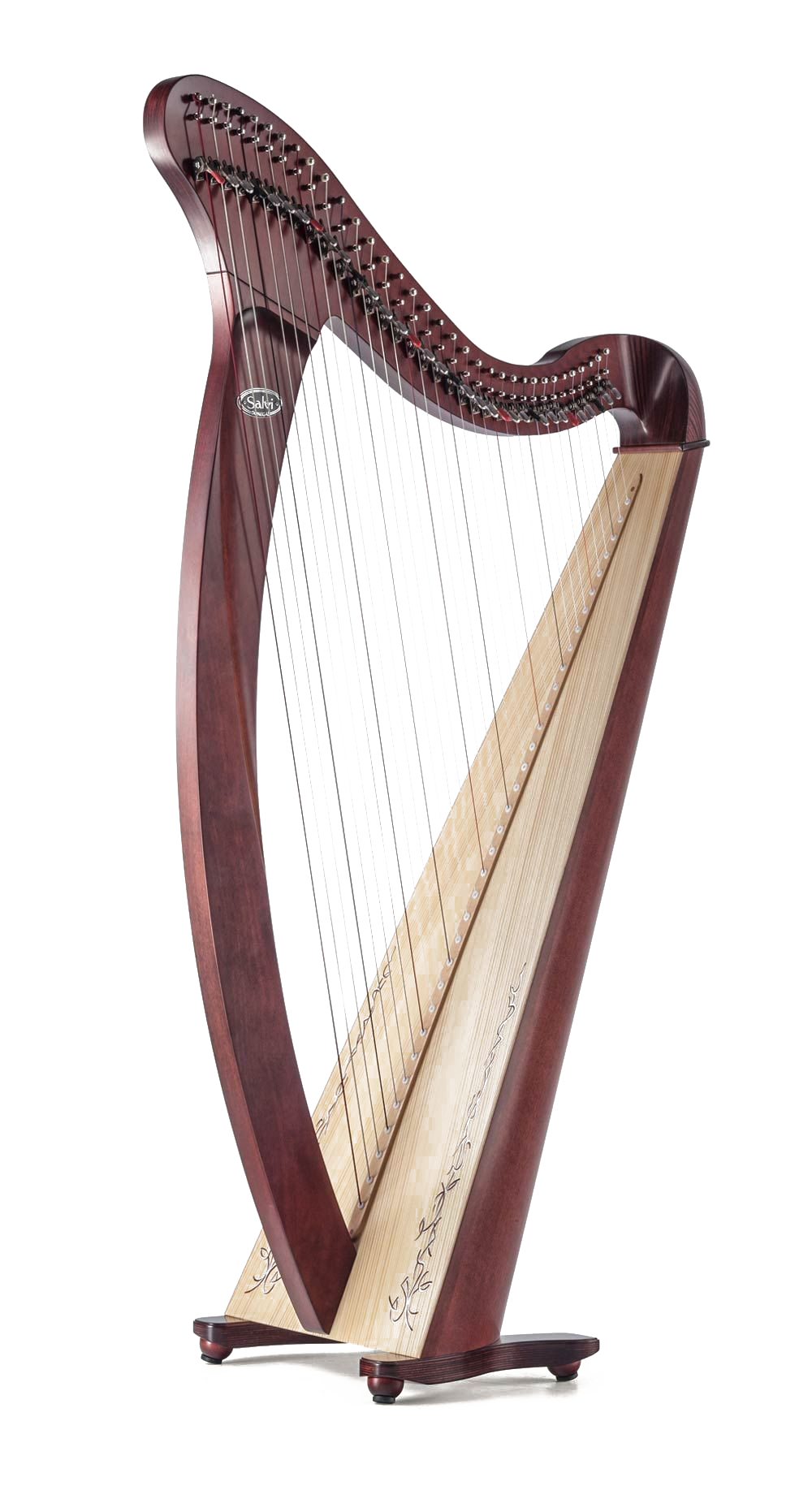 Irlish Harp Instrument PNG