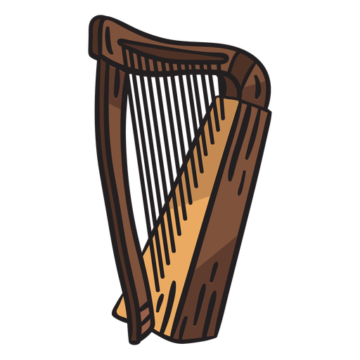 Irish Harp PNG Download Image