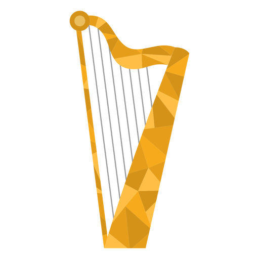 Irish Harp PNG Image Transparent Background