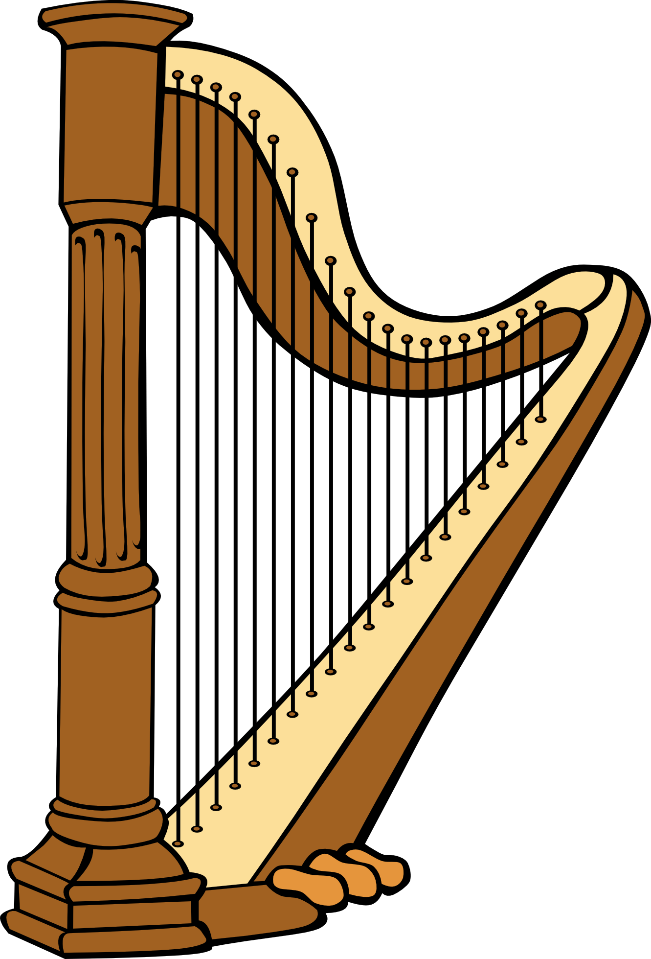 Irish Harp PNG صورة