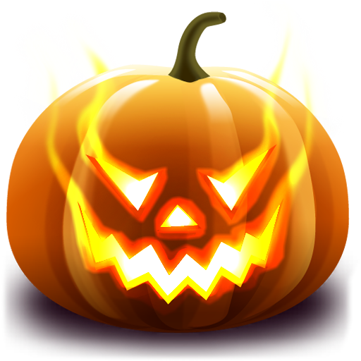 Jack-O’-Lantern Carved Pumpkin PNG Background Image
