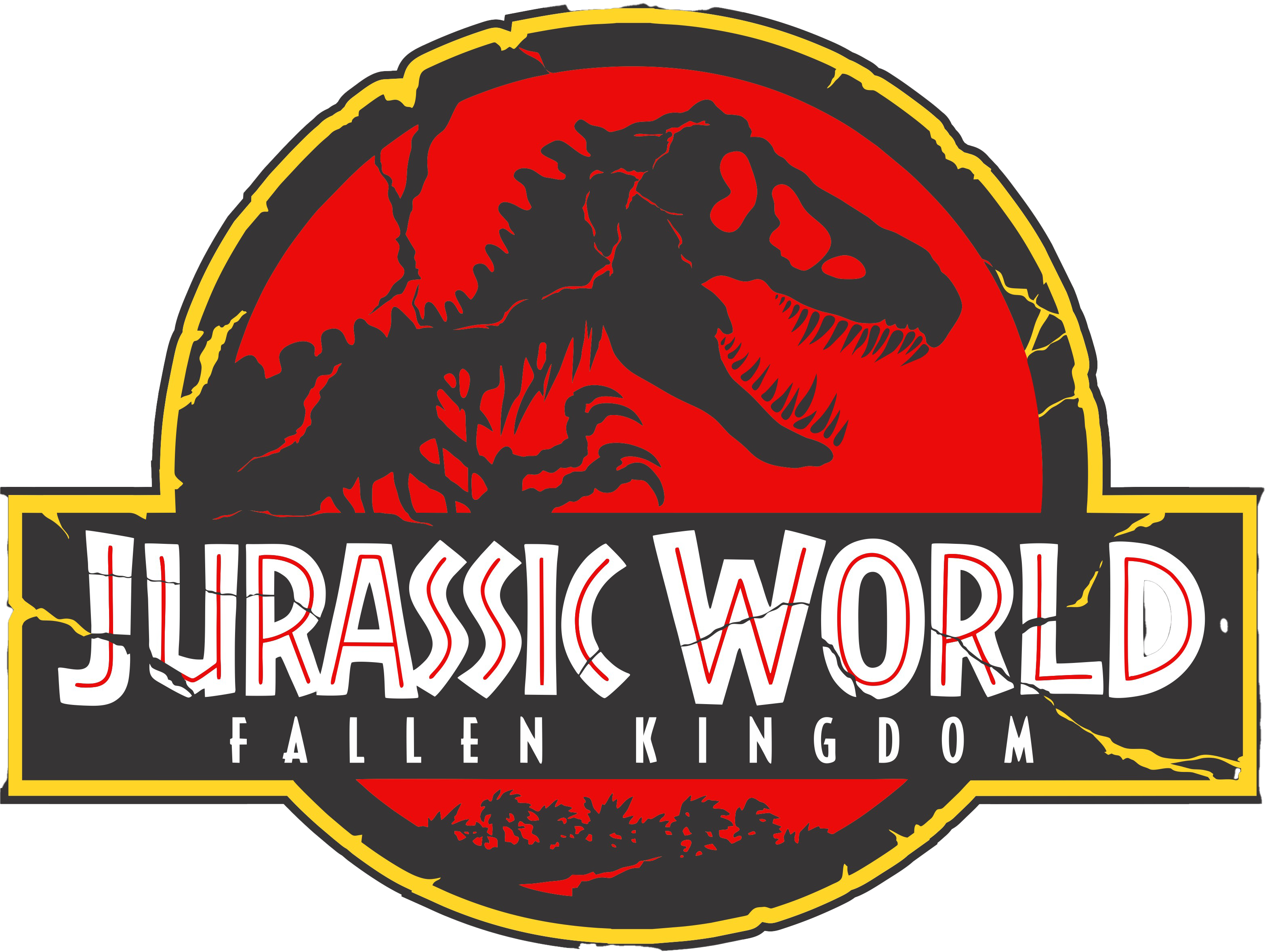 Jurassic World Fooden царство фильма логотип бесплатно PNG Image