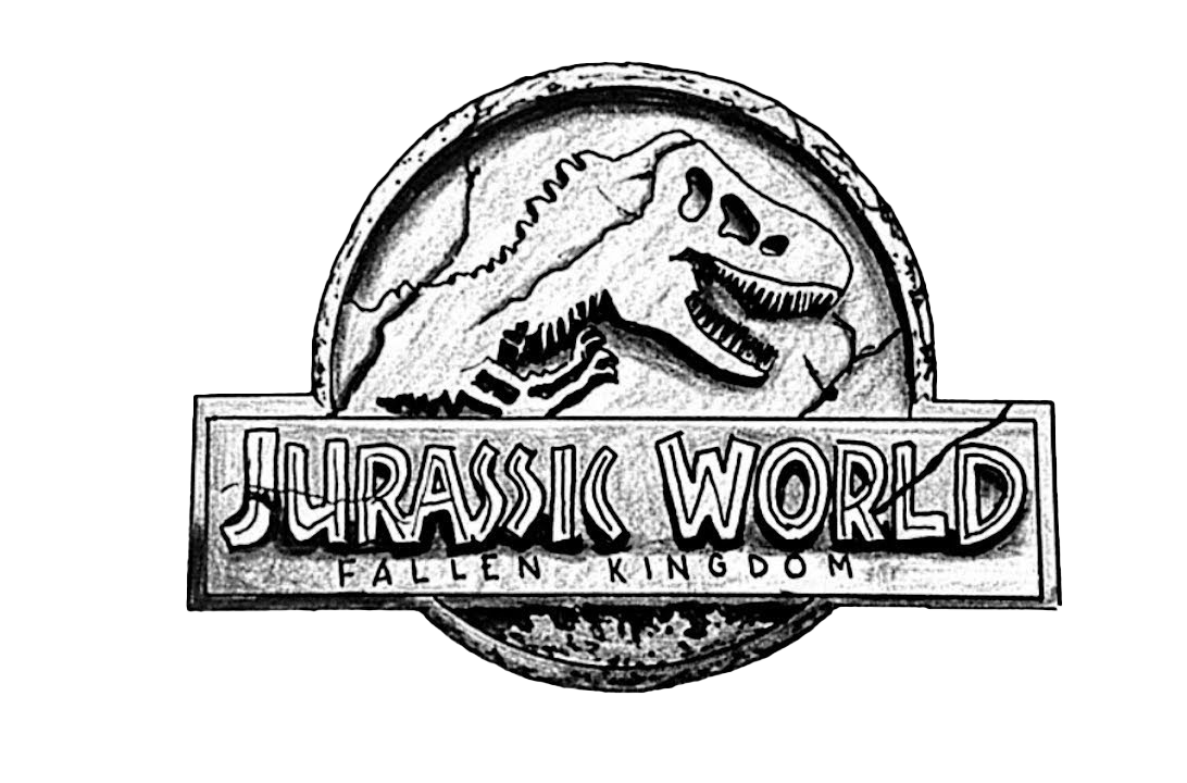 Jurassic World Fooden Kingdom Movie Logo PNG Скачать изображение