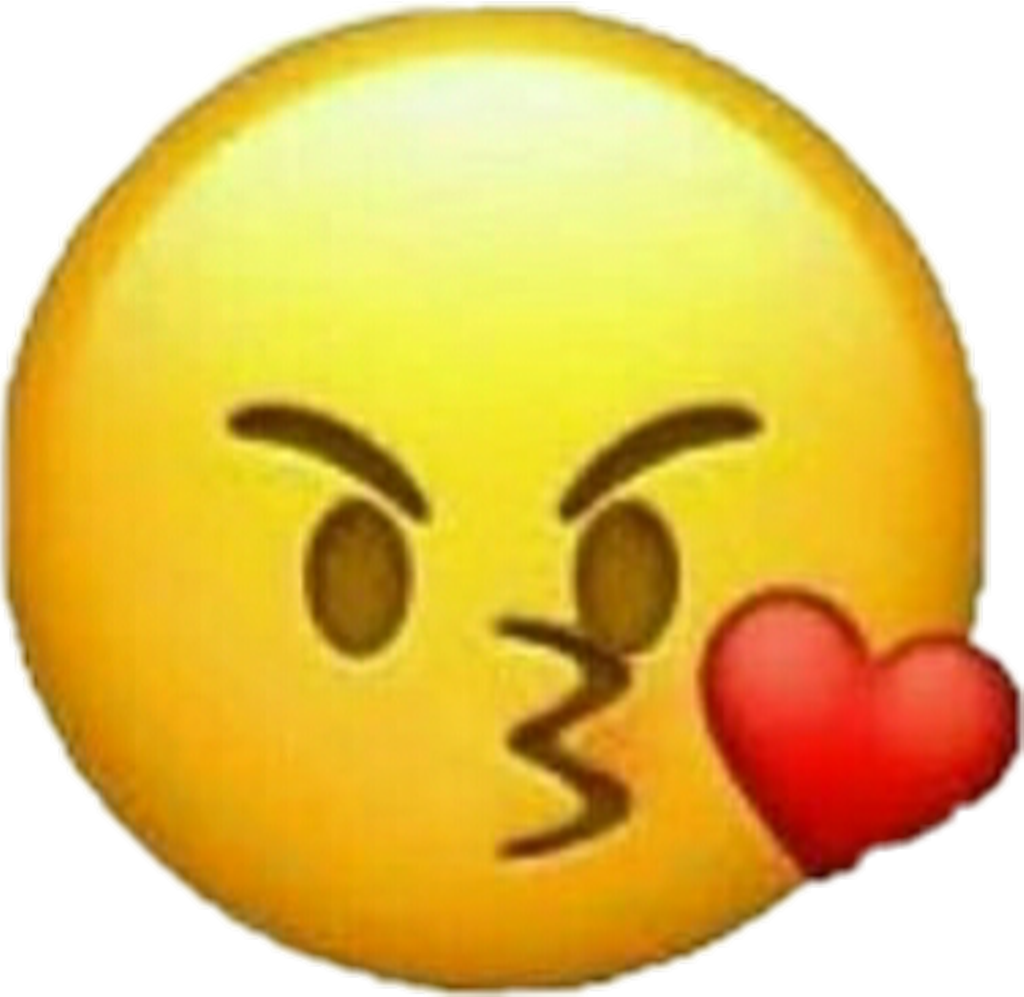 Ciuman smiley emoji PNG Gambar berkualitas tinggi