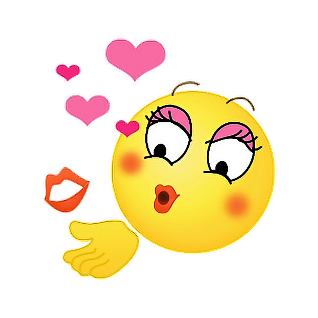 Kiss Smiley Transparent Background PNG