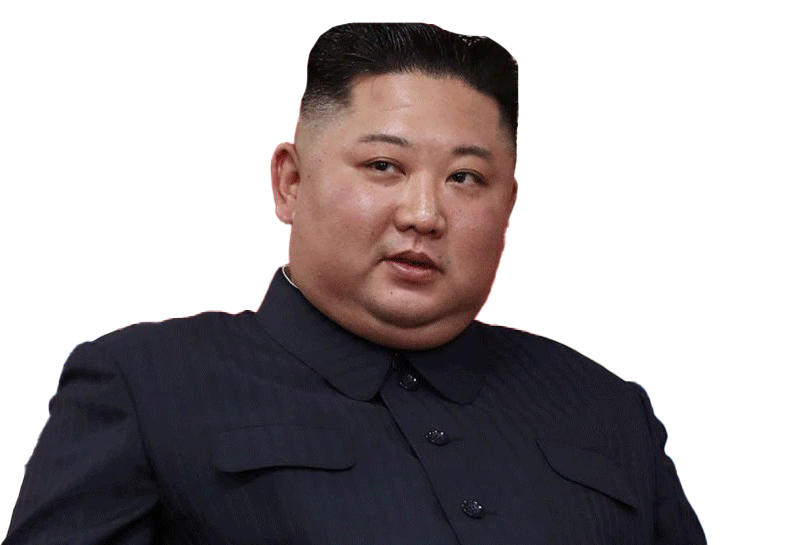 Лидер Kim Jong-un Прозрачное изображение