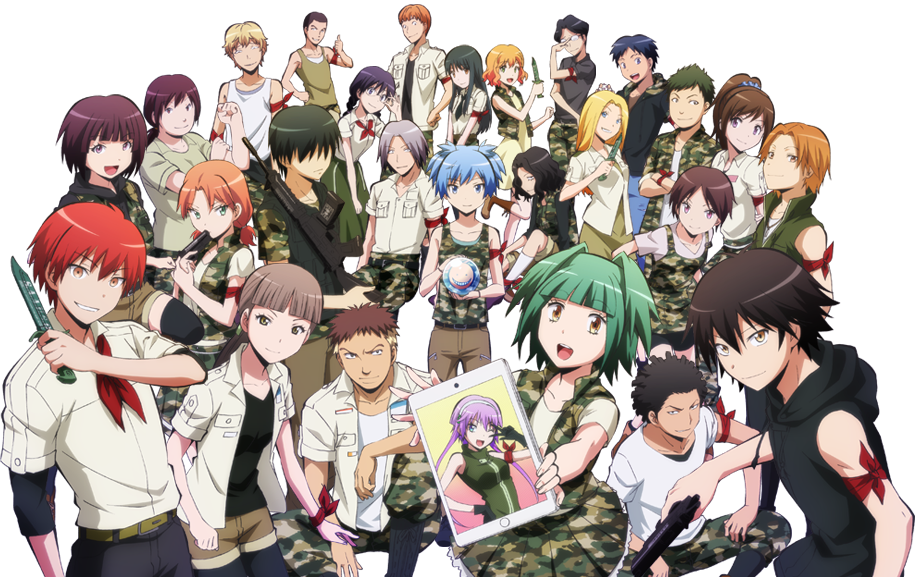 Manga Series Assassination Classroom PNG Image Background