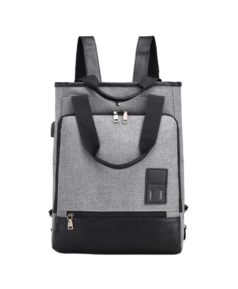 Mens Business Backpack PNG Photo