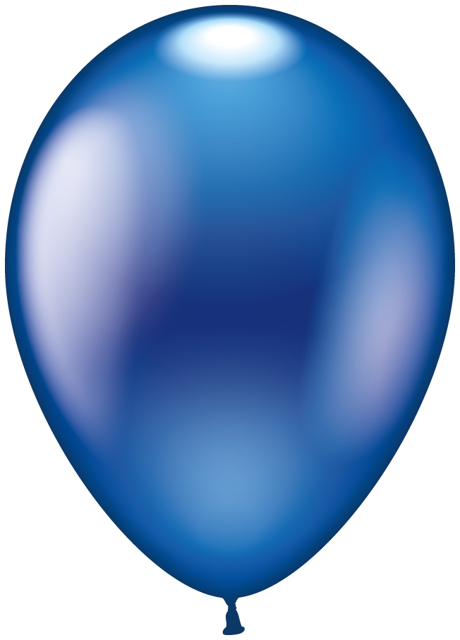 Balão metálico PNG imagem transparente fundo