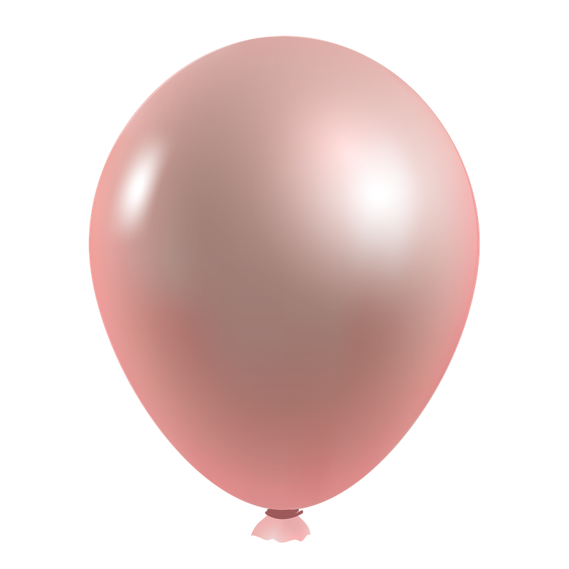 Imagem de PNG de balão metálico transparente