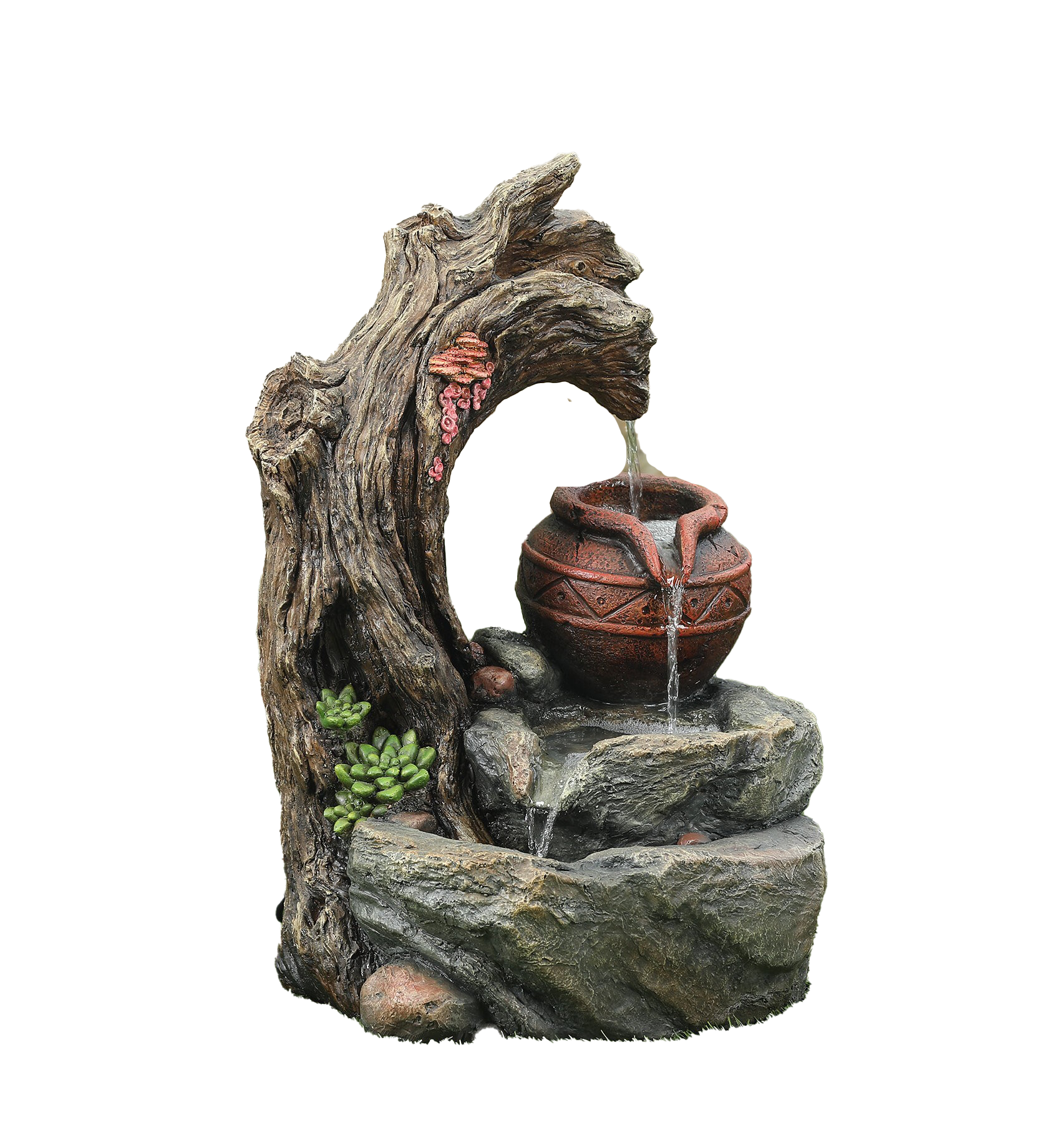 Modern Outdoor Fountain PNG High-Quality Image
