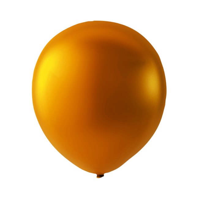 Orange Balloon PNG Download Image