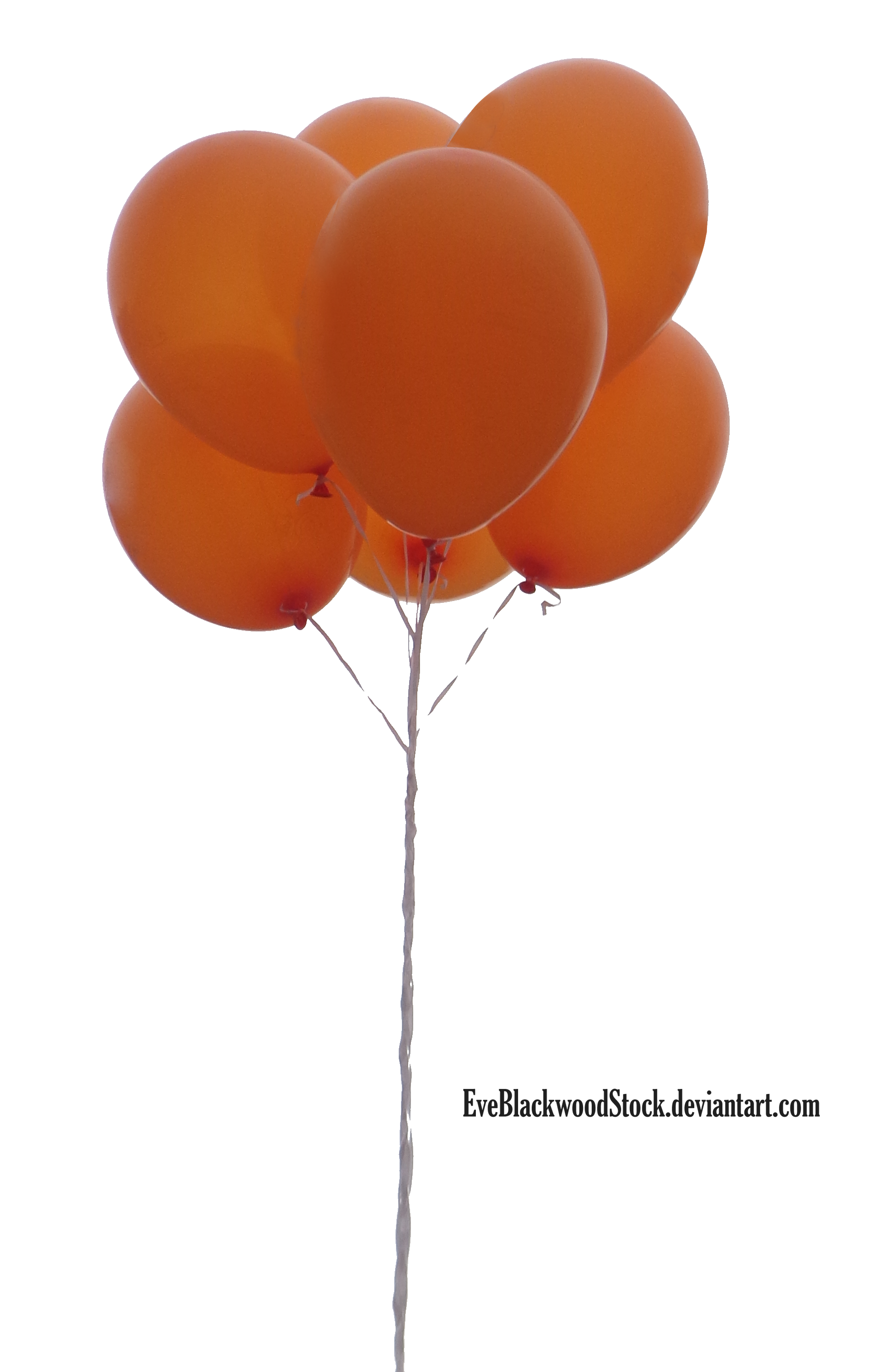 Orange Ballon PNG Picture
