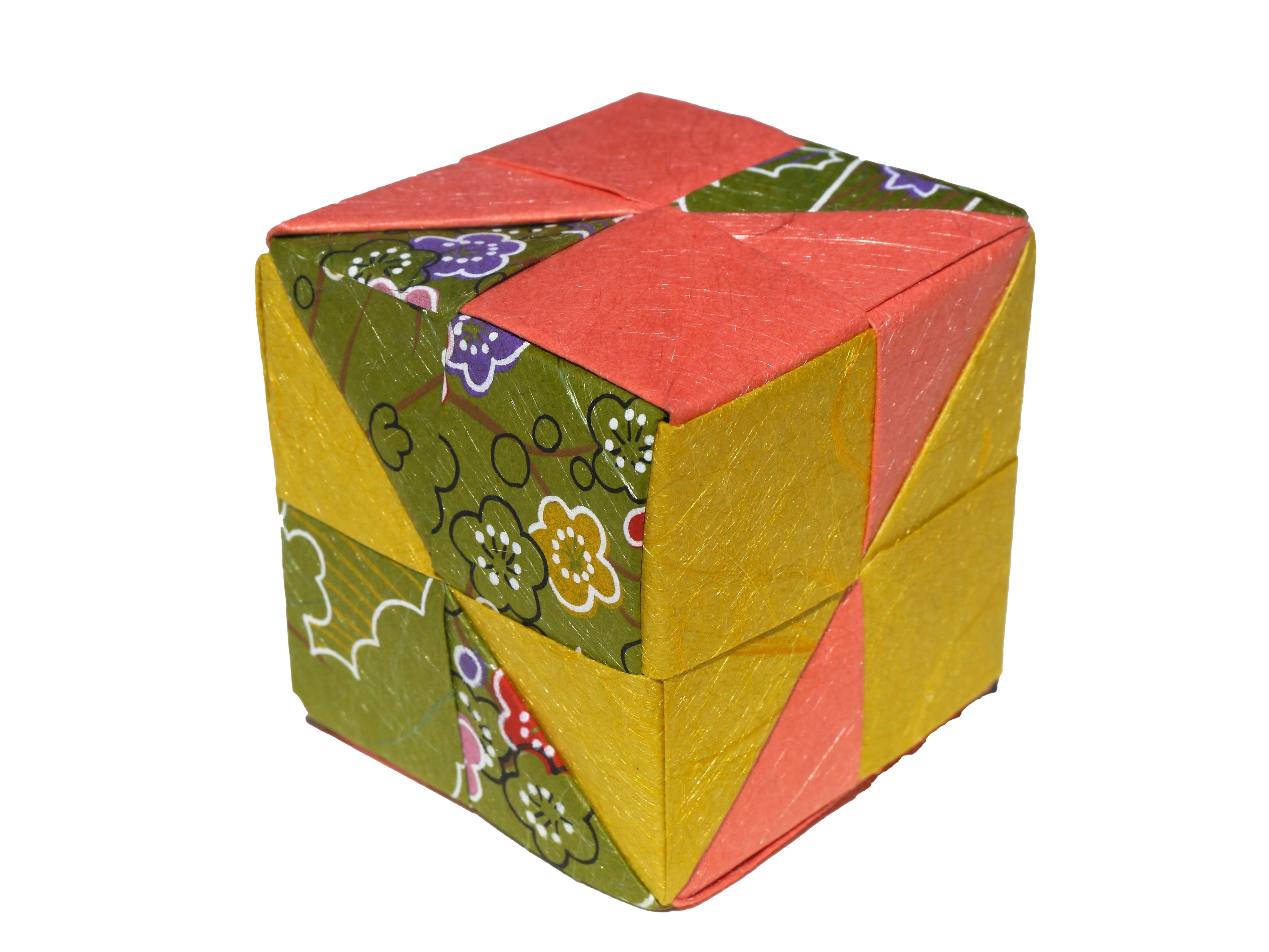 Immagini trasparenti cubo origami
