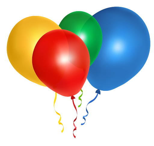 Party Balloons Download PNG Image