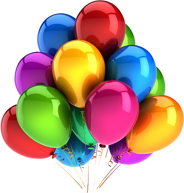 Party Balloons Free PNG Image