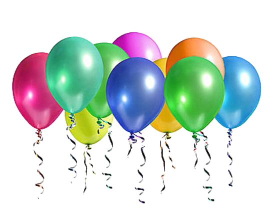 Party Balloons PNG Image Transparent Background