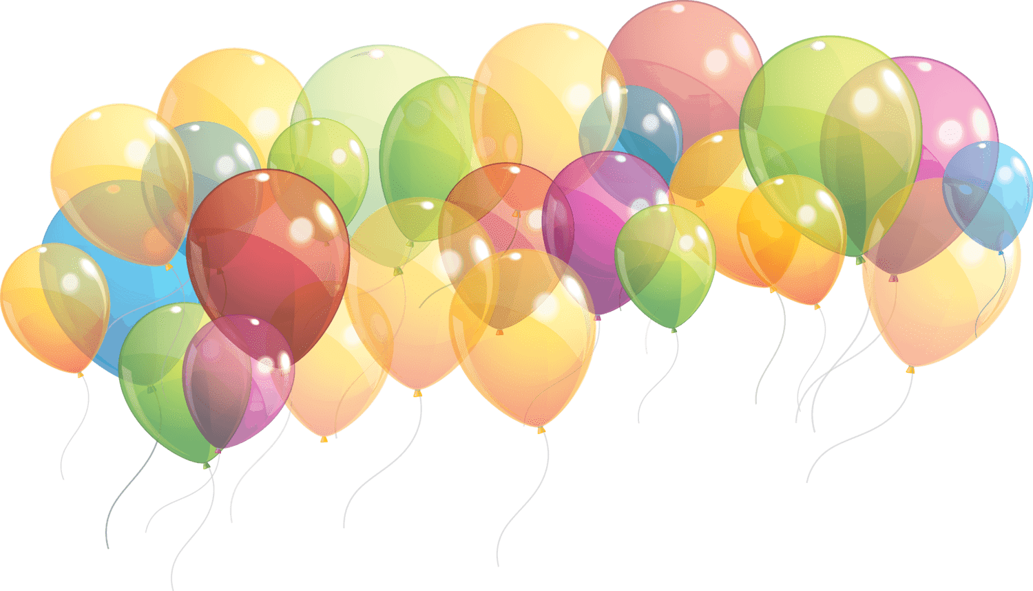 Party Balloons PNG Picture