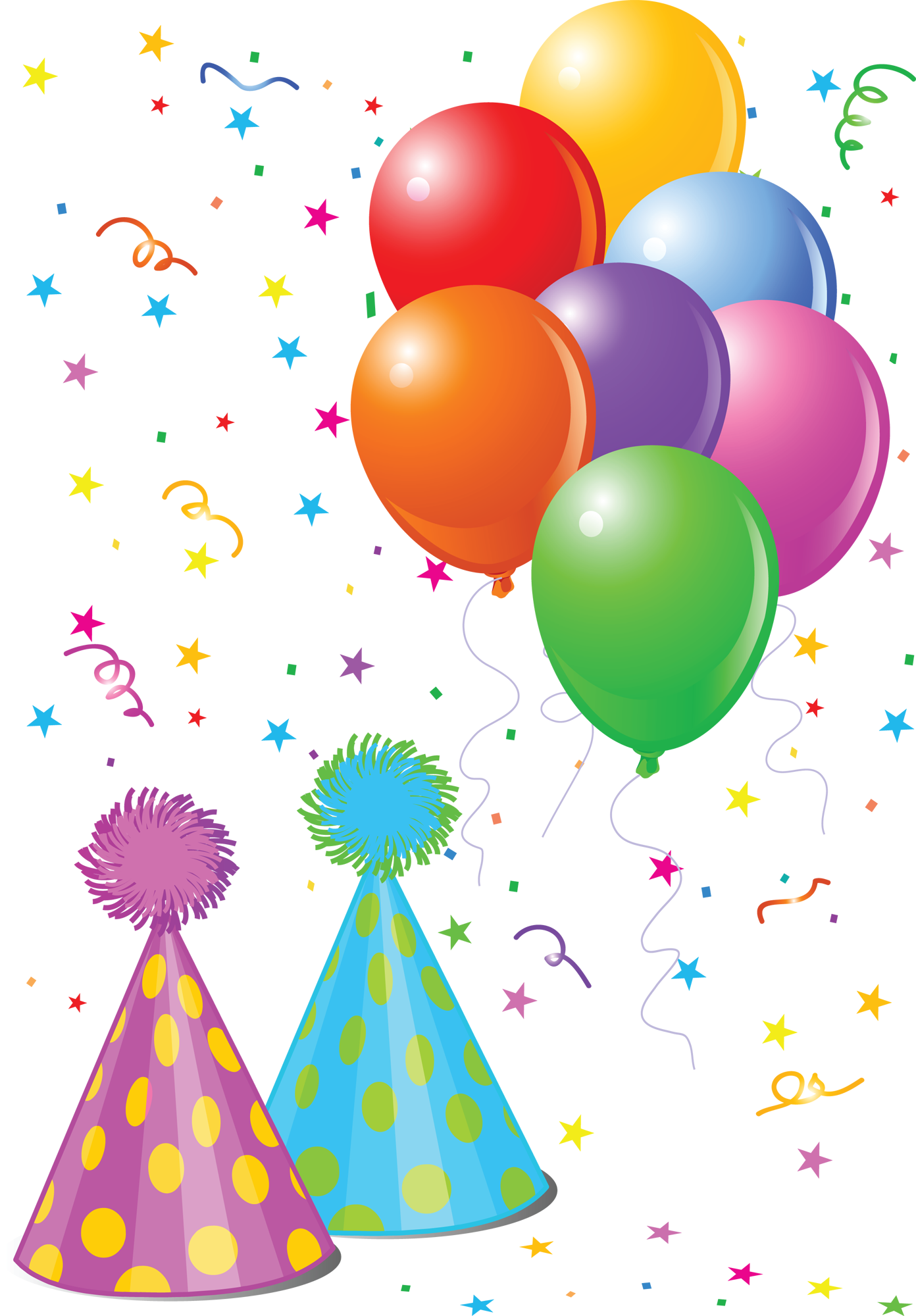 Party Balloons Transparent Image