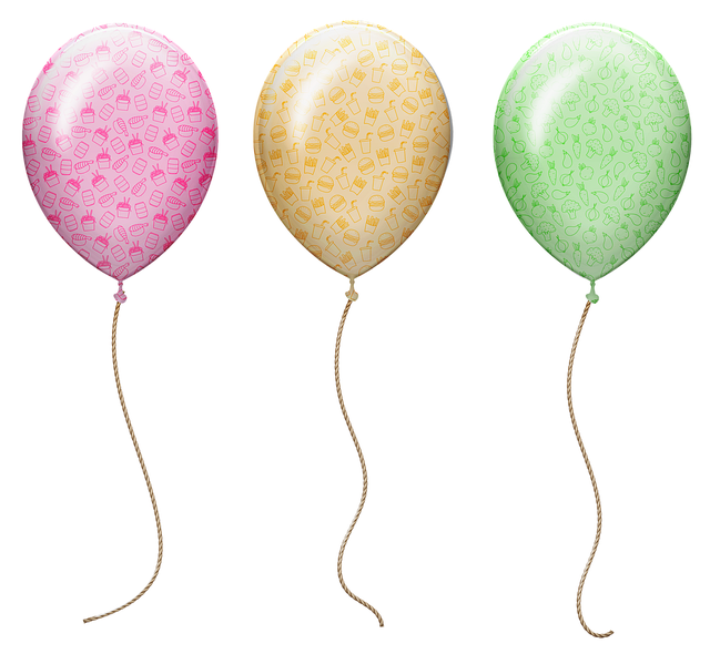 Pastel Balloon PNG Unduh Gratis