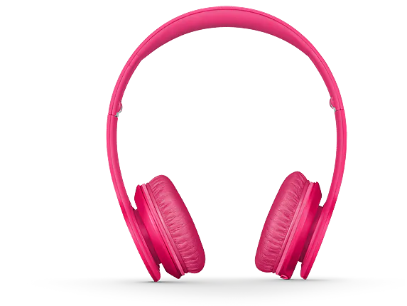 Pink Beats Headphone PNG Image