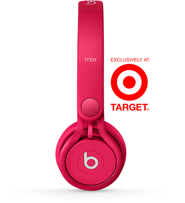 Pink Beats Headphone PNG Transparent Image