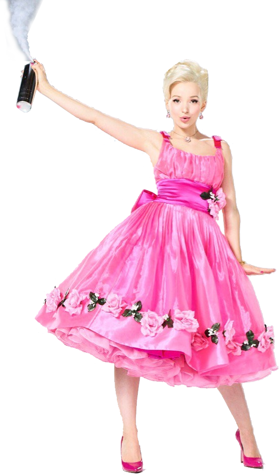 Pink Dress Dove Cameron PNG Transparent Image