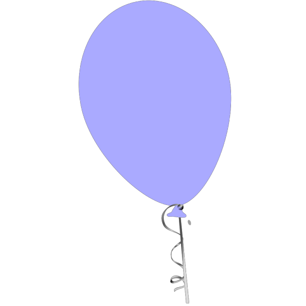 Paarse ballon Gratis PNG-Afbeelding