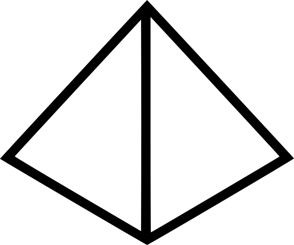 Fundo da imagem de PNG da forma da pirâmide
