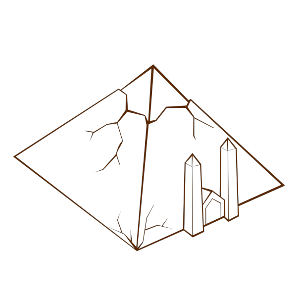 Immagine PNG a forma di piramide