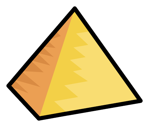 Pyramide forme Pic PNG