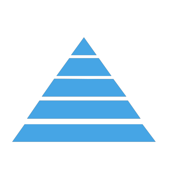 Pyramidenform PNG Transparentes Bild