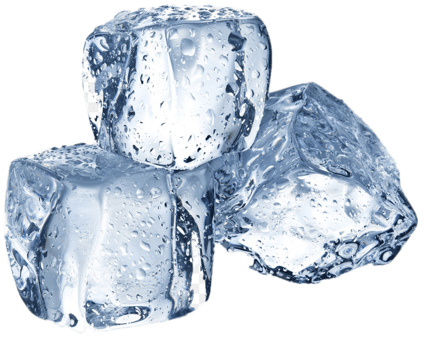 Прямоугольный кубик льда PNG фото