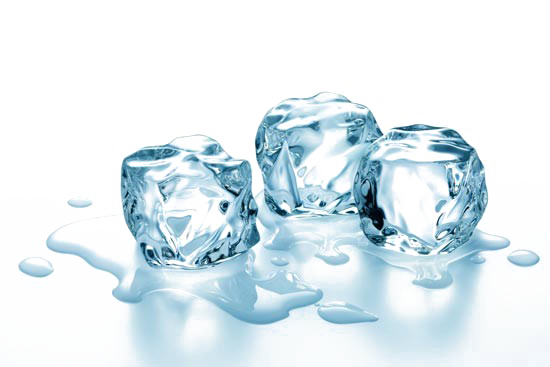 Image Transparente de cube de glace rectangulaire