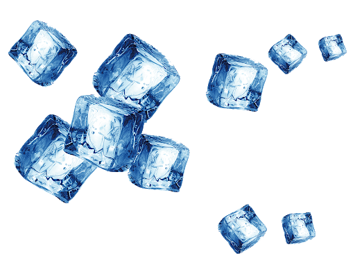 Images Transparentes de cube de glace rectangulaire