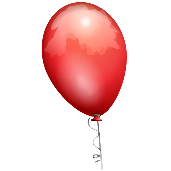 Red Balloons PNG Photo