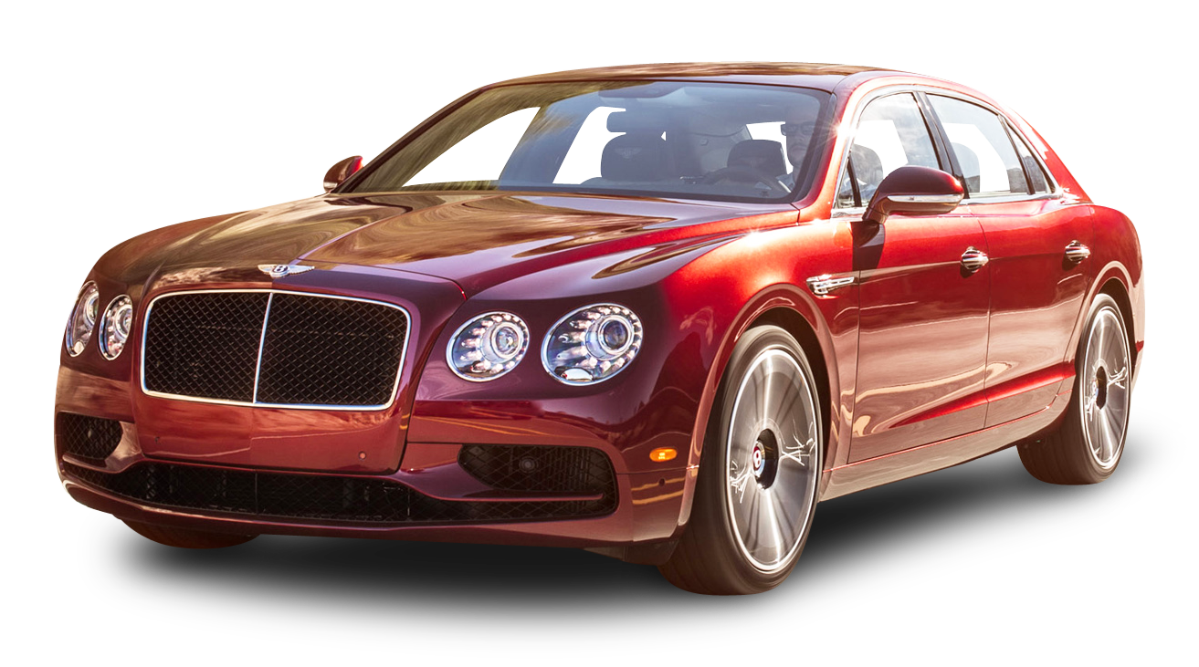 Red Bentley Flying Spur PNG Image